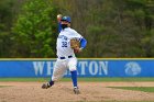 Baseball vs CGA  Wheaton College Baseball vs Coast Guard Academy during game one of the NEWMAC semi-finals playoffs. - (Photo by Keith Nordstrom) : Wheaton, baseball, NEWMAC